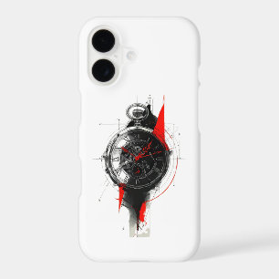 Abstract Trash Polka Pocket Watch Phone Case