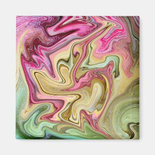 Abstract Tray of Sweets Magnet