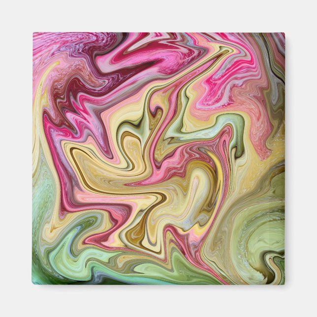 Abstract Tray of Sweets Magnet (Front)