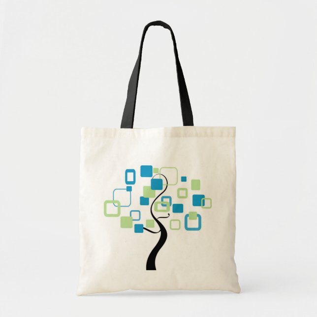 Abstract Tree Canvas Bag (Front)