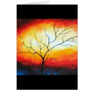 Abstract Tree Card