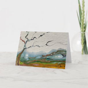 Abstract Tree  Card