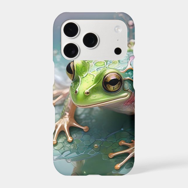 Abstract Tree Frog Fractal Art, (Back)