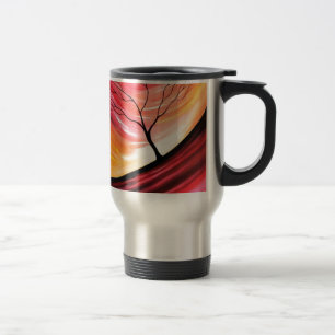 Abstract Tree - Modern Art Travel Mug