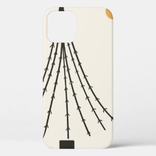 Abstract tree moon iPhone 12 case