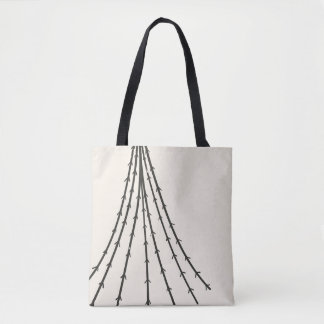 Abstract tree moon tote bag