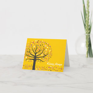 ABSTRACT TREE OF LIFE Bat Mitzvah Invitation