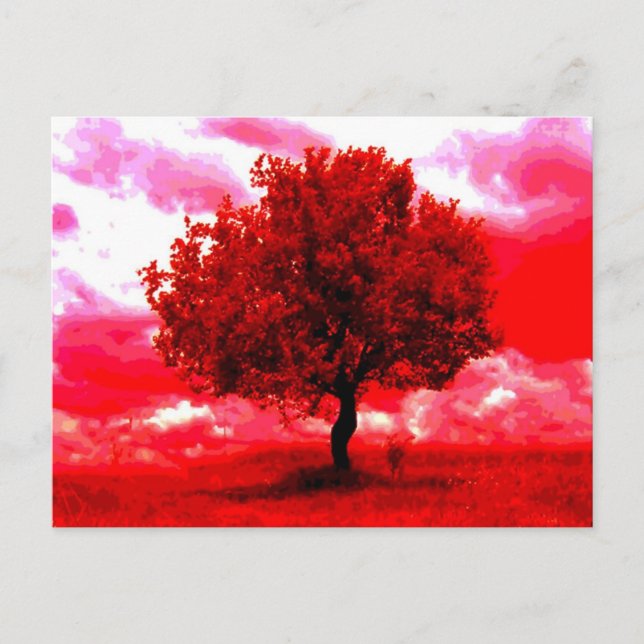 Abstract Tree Postcard (Front)