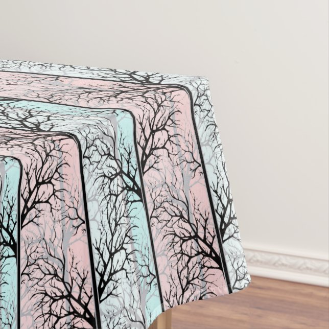Abstract, trees tablecloth (In Situ)