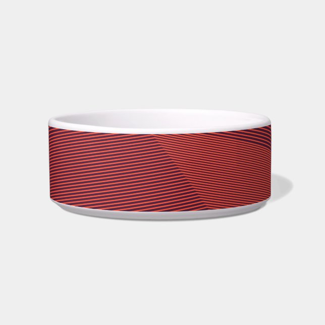 Abstract, trendy, modern geometric graphic art bowl (Front)
