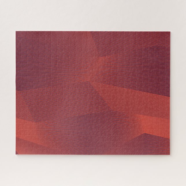 Abstract, trendy, modern geometric graphic art jigsaw puzzle (Horizontal)