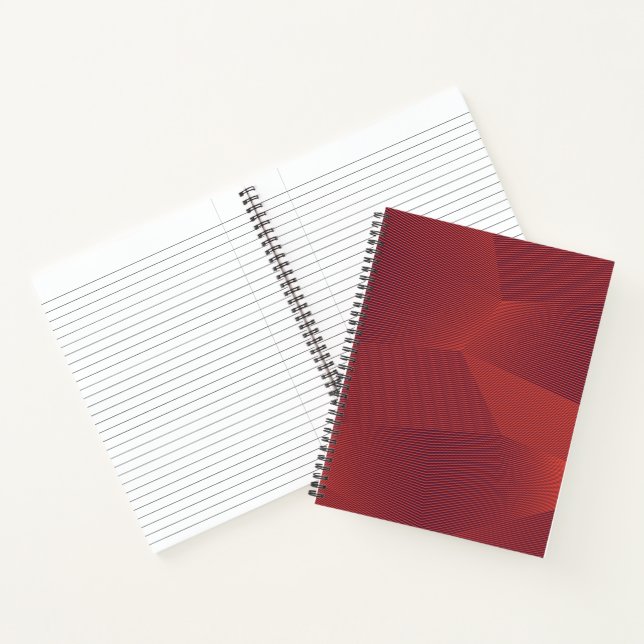 Abstract, trendy, modern geometric graphic art notebook (Inside)