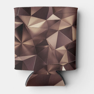 Abstract triangle crystal, 3D illustration. Can Cooler
