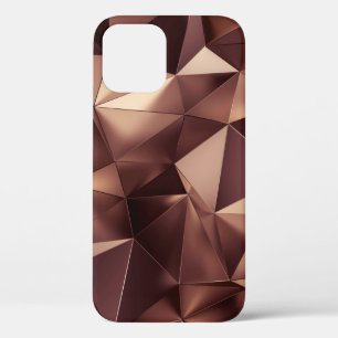 Abstract triangle crystal background. iPhone 12 case