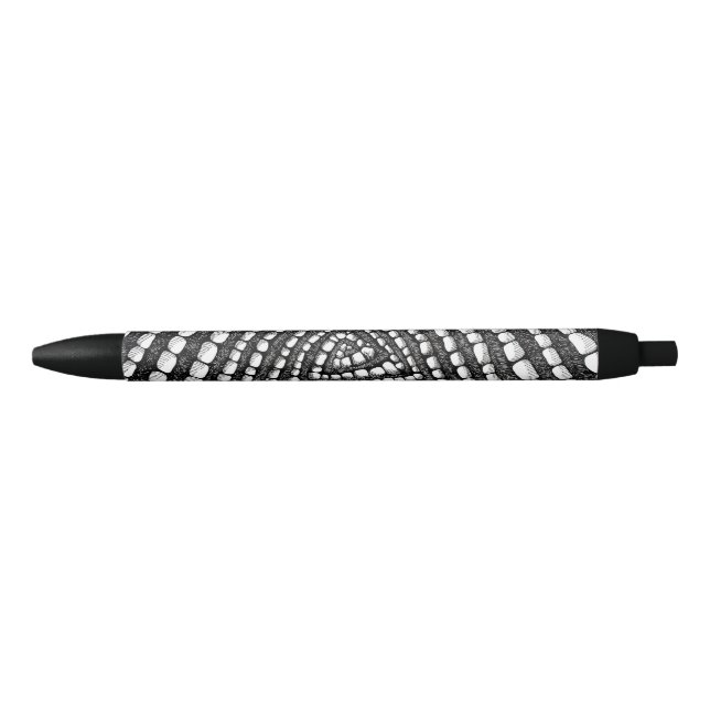 Abstract Triangle Detailed Illustration Shapes  Black Ink Pen (Front)