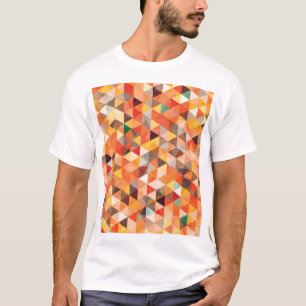 Abstract Triangle Geometric Seamless Pattern T-Shirt