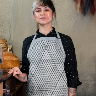 Abstract Triangle Lines Apron