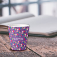 Abstract triangle pattern name lavender 