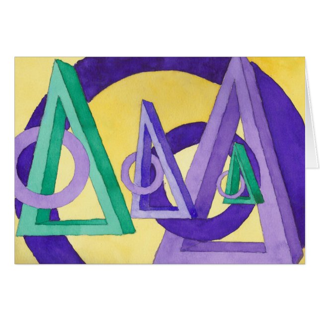 Abstract Triangles (Front Horizontal)