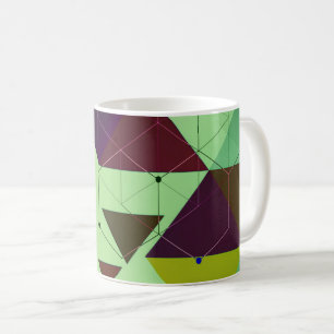 Abstract Triangles Coffee Mug