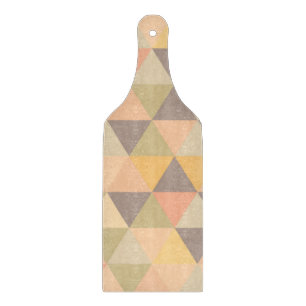 Abstract Triangles Modern Fade Geometric Pattern Cutting Board