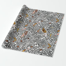Abstract Tribal African pattern