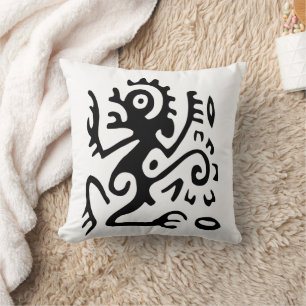 Abstract Tribal Art Throw Pillow Cover