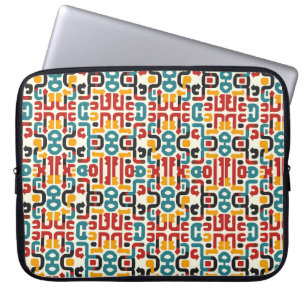 Abstract Tribal Laptop Sleeve