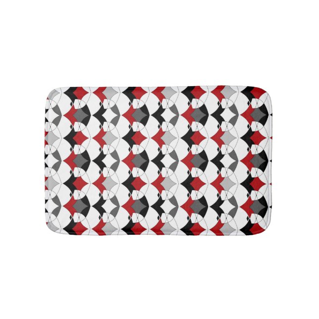 Abstract tribal ornament . bath mat (Front)