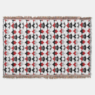 Abstract tribal ornament . throw blanket
