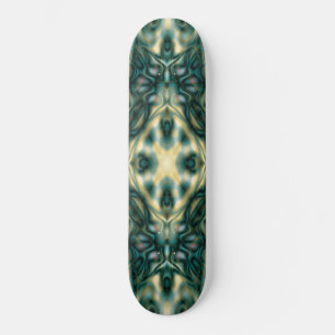 Abstract tribal pattern skateboard