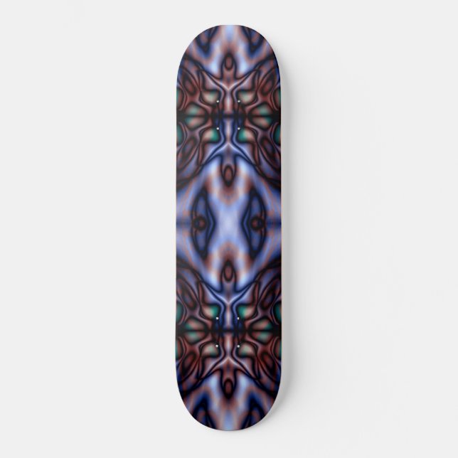 Abstract tribal pattern skateboard (Front)