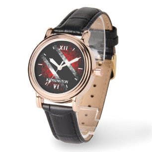 Abstract Trinidad and Tobago Flag with Name Watch