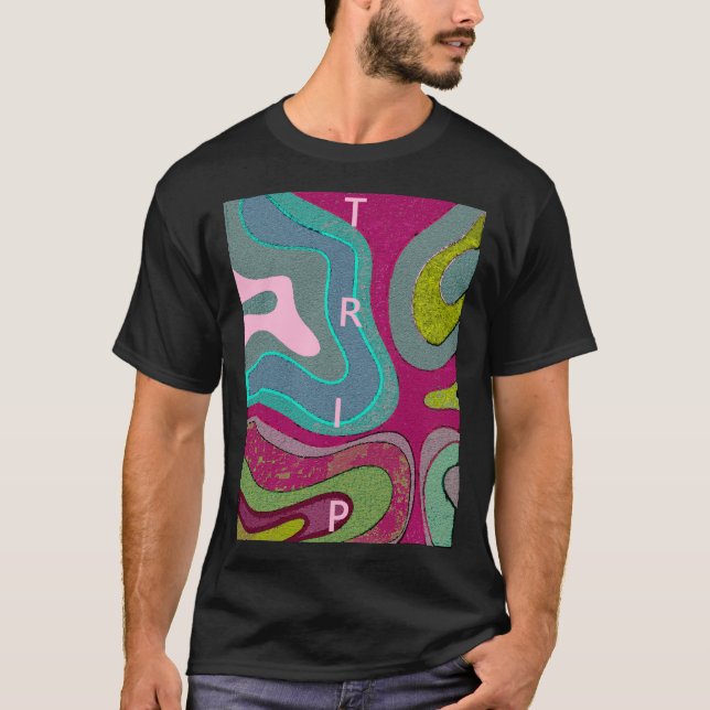 Abstract Trip Style T-Shirt (Front)