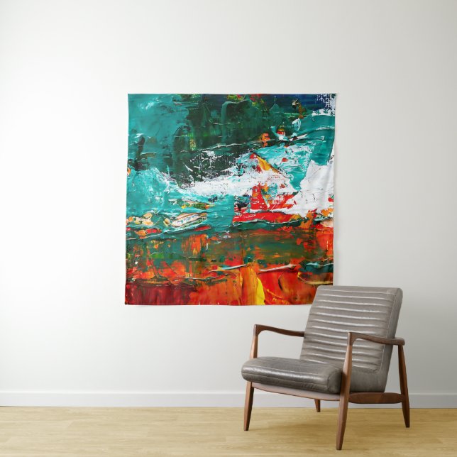 Abstract Tropical Collision Tapestry (In Situ (Horizontal))