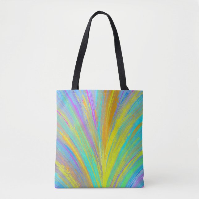 Abstract Tropical Summer Fun Tote Bag (Front)