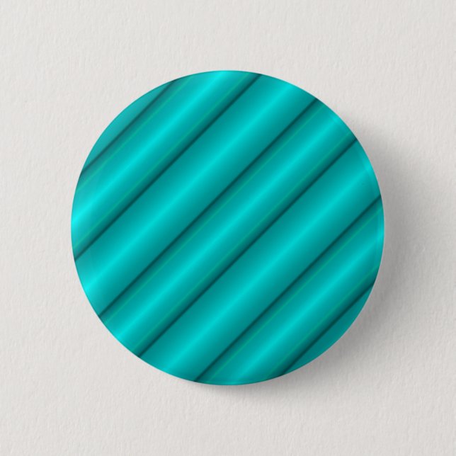 Abstract Tubes in Teal 6 Cm Round Badge (Front)