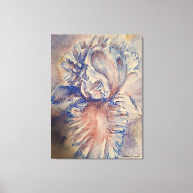 Abstract Tulips Canvas Print (Front)