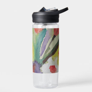 Abstract Tulips & Spring Flowers  Water Bottle