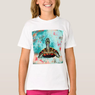 Abstract Turtle Artwork T-Shirt