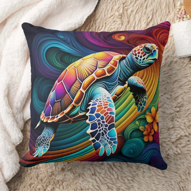 ABSTRACT TURTLE CUSHION (Blanket)