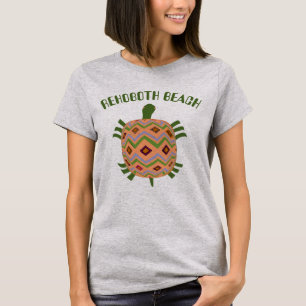 Abstract Turtle, edit beach name,  T-Shirt
