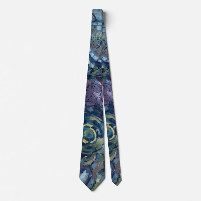 Abstract Turtle Tie (Front)