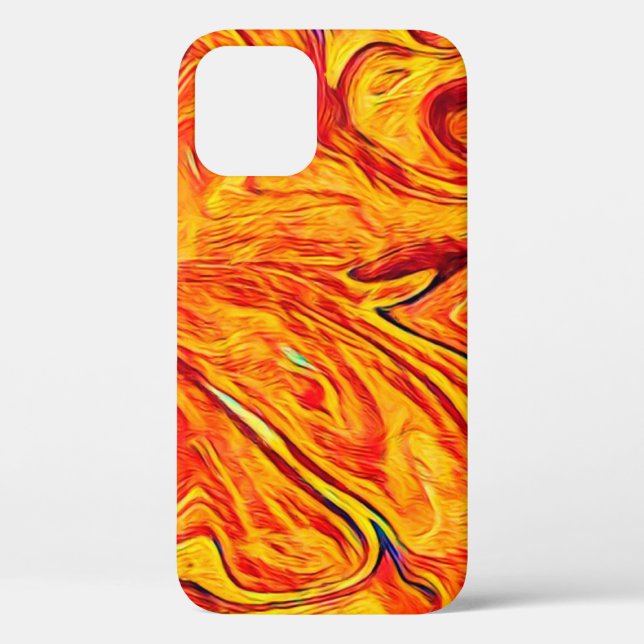 Abstract twirl waves texture backgruond. Bright co Case-Mate iPhone Case (Back)