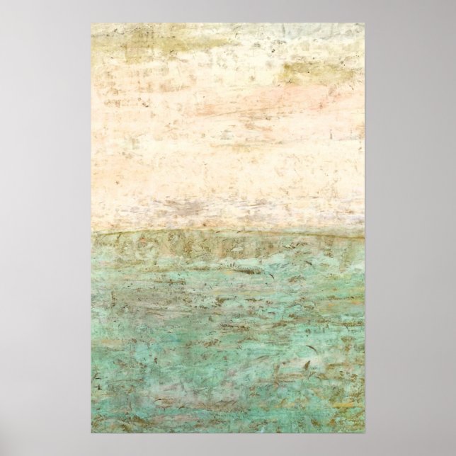 Abstract Two Tone Art Poster (Front)