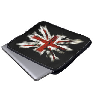 Abstract UK Flag Laptop Sleeve