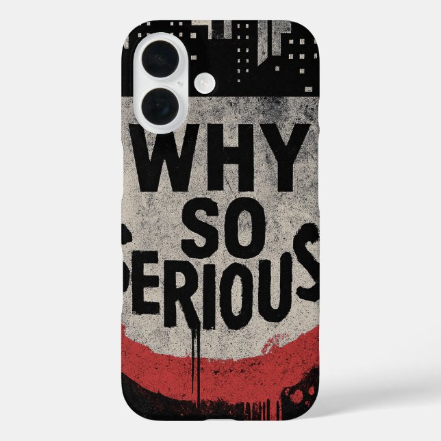 Abstract Urban Grin Art Case-Mate iPhone Case (Back)