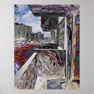 Abstract Urban Structure Poster