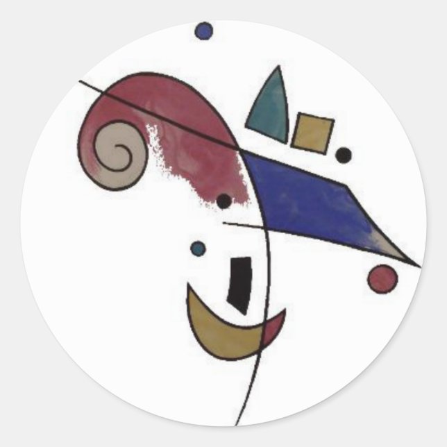 Abstract Venedig Sticker (Front)