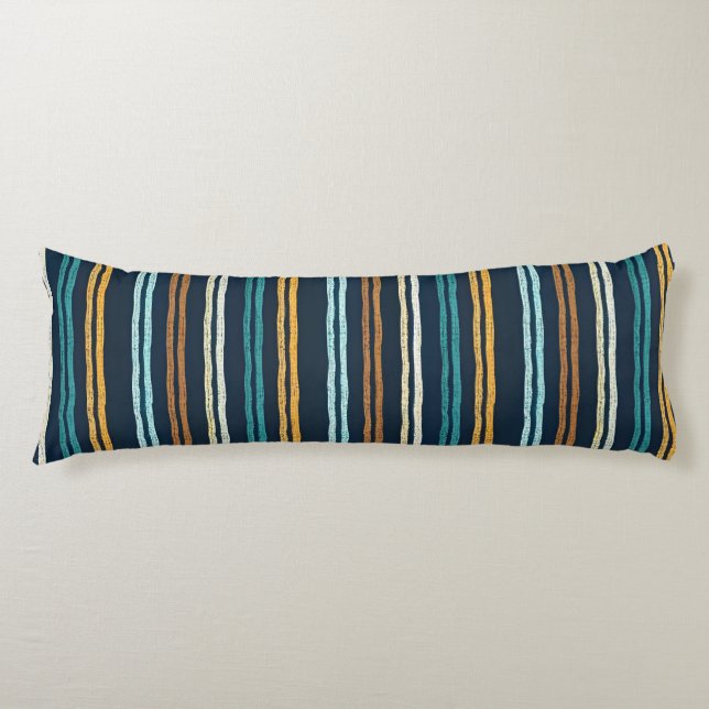 Abstract Vertical Lines pattern Body Cushion (Front)
